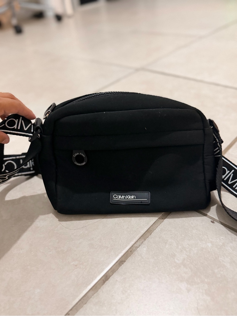 Calvin Klein Black Logo Belt Bag